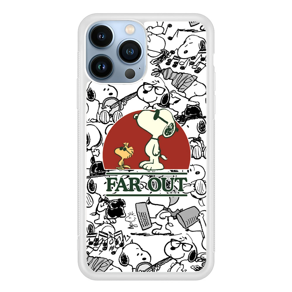 Snoopy Far Out Gaze iPhone 13 Pro Max Case