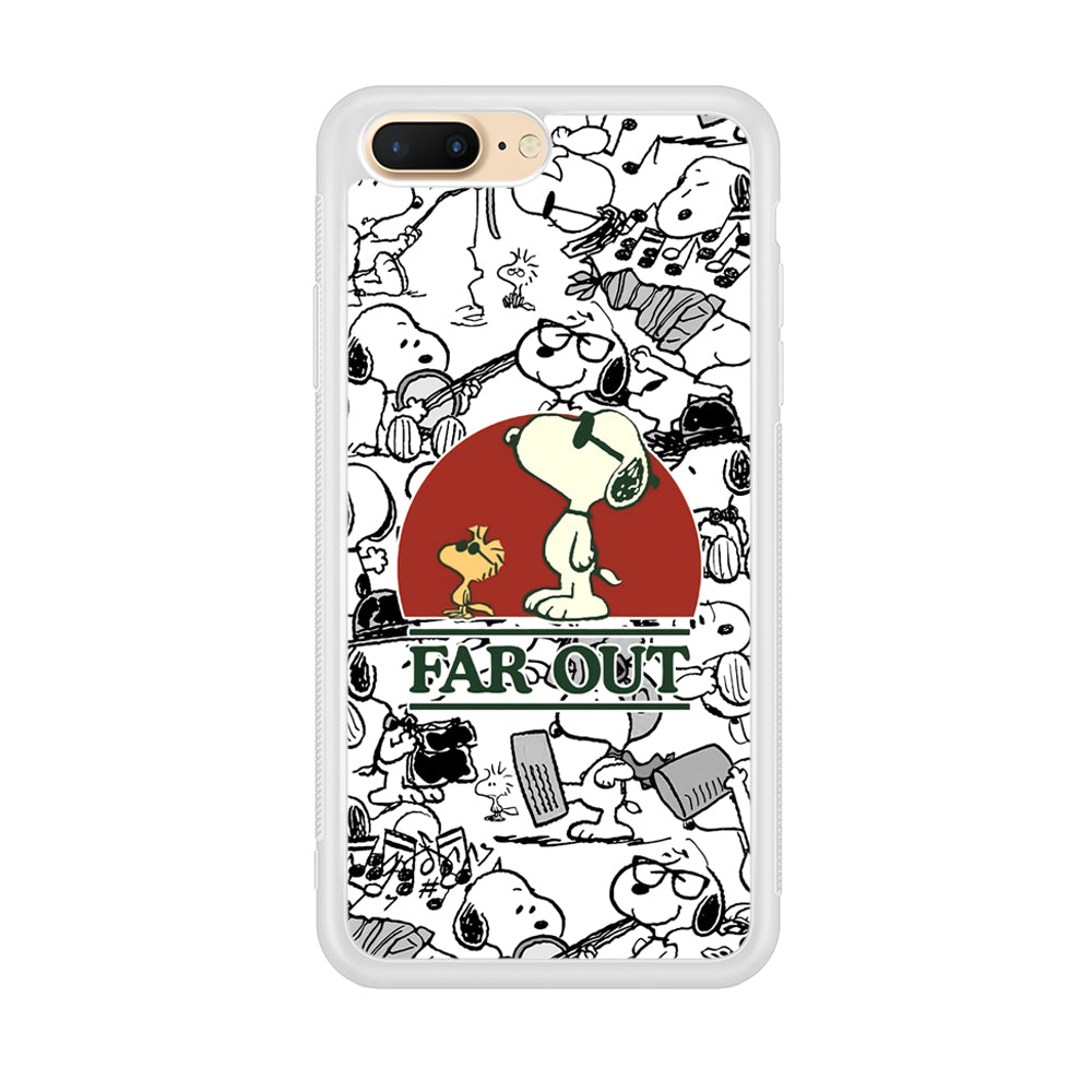 Snoopy Far Out Gaze iPhone 8 Plus Case