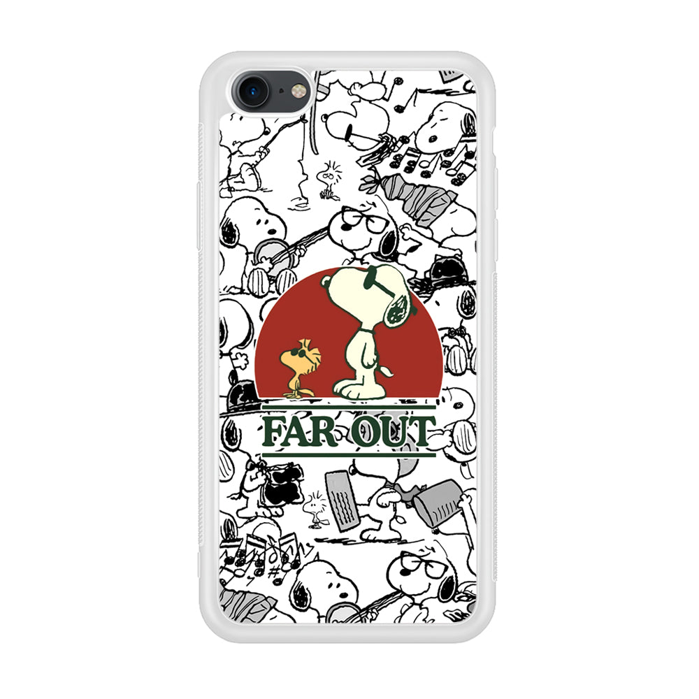 Snoopy Far Out Gaze iPhone 8 Case