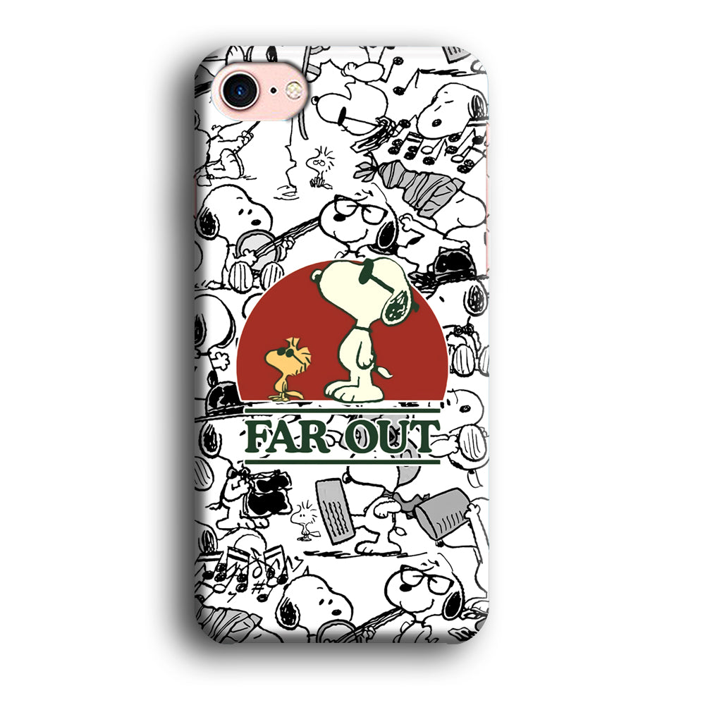 Snoopy Far Out Gaze iPhone 8 Case