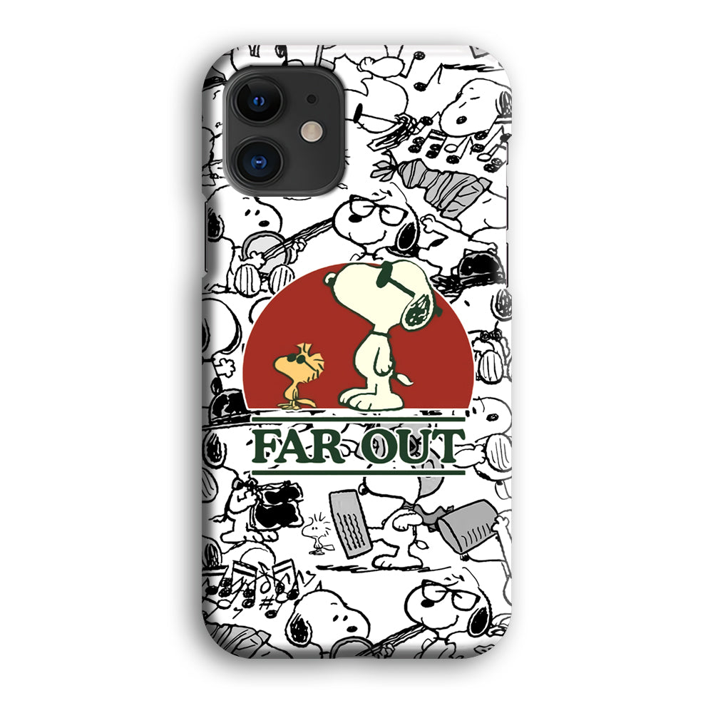 Snoopy Far Out Gaze iPhone 12 Case