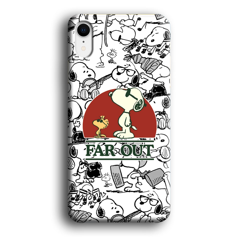 Snoopy Far Out Gaze iPhone XR Case