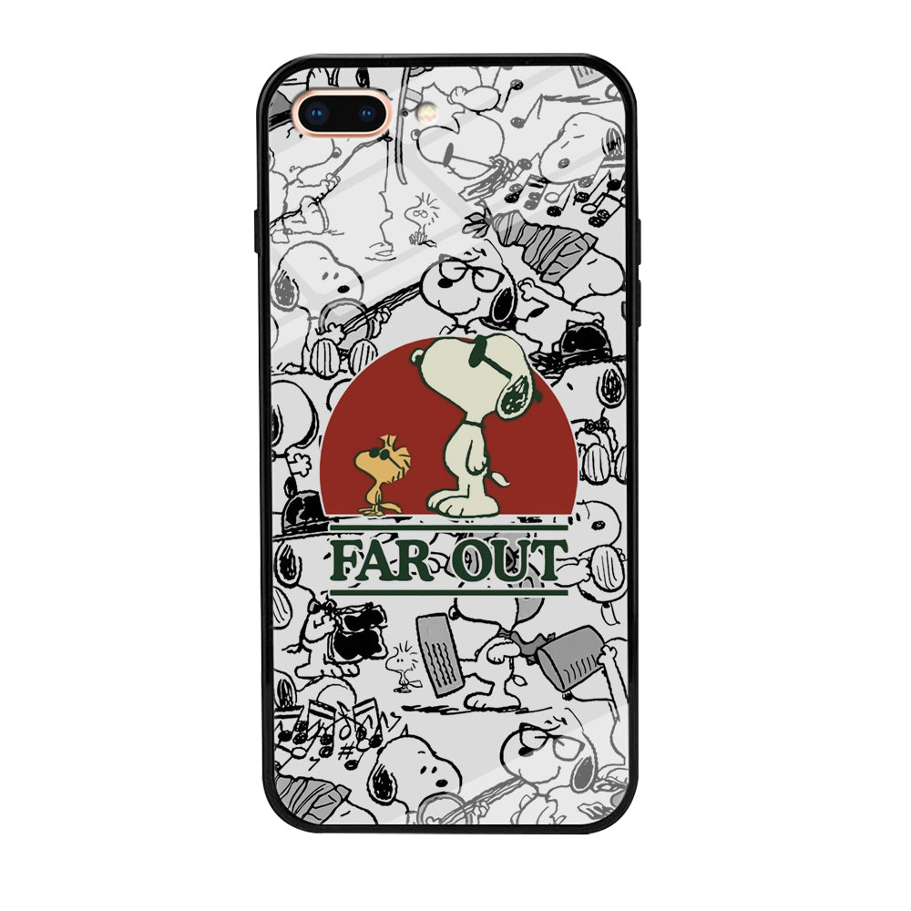 Snoopy Far Out Gaze iPhone 8 Plus Case