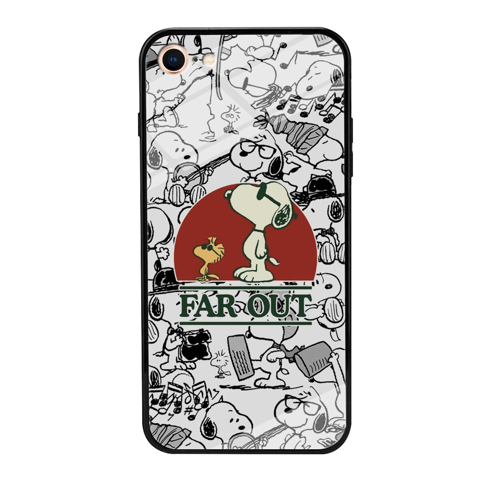 Snoopy Far Out Gaze iPhone 8 Case