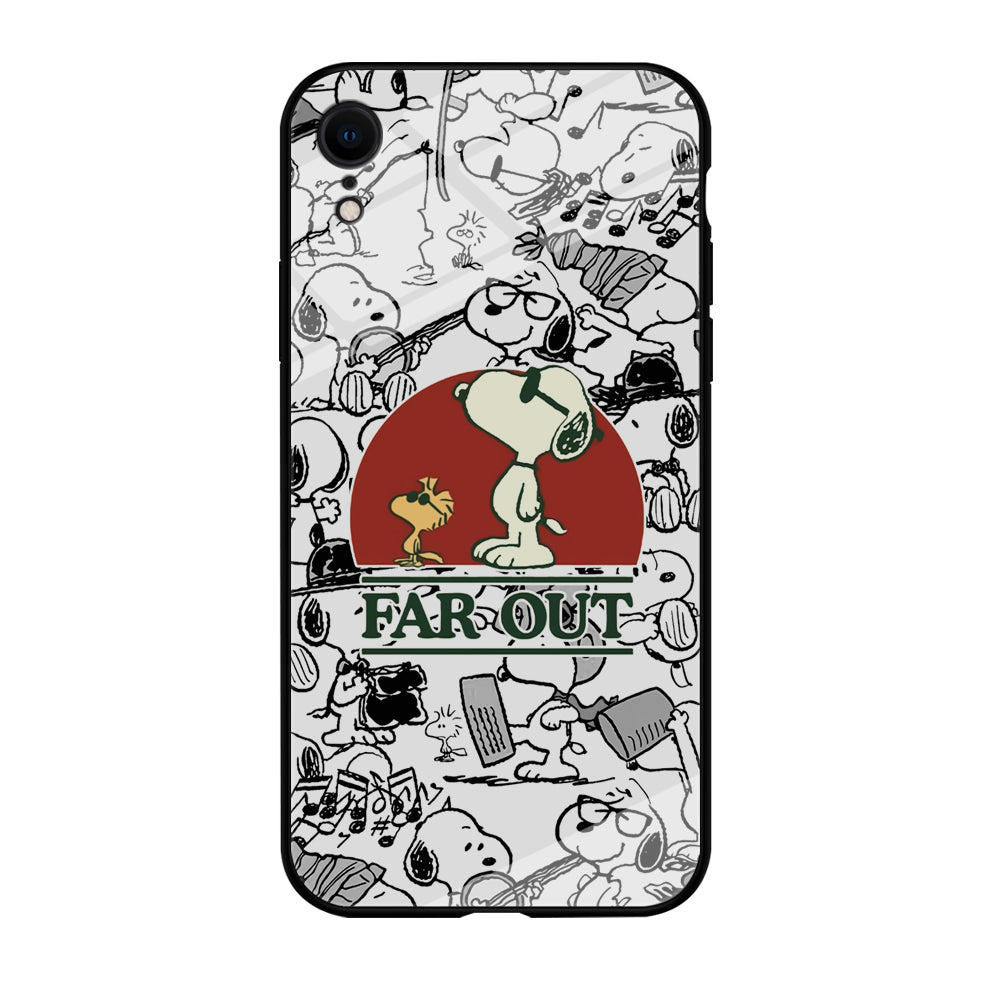 Snoopy Far Out Gaze iPhone XR Case