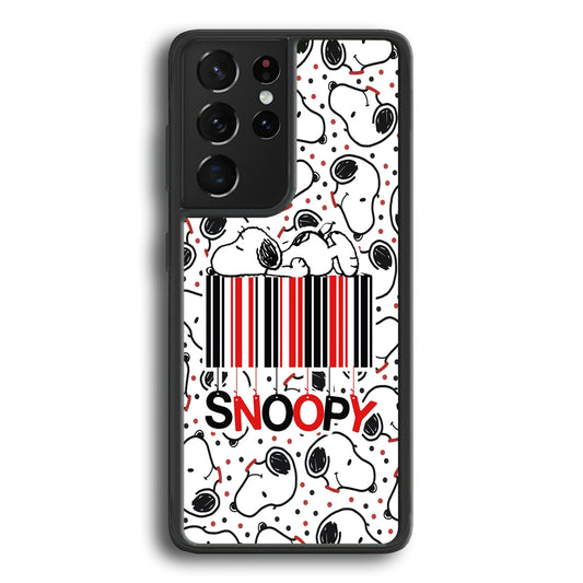 Snoopy Lazy Boy Samsung Galaxy S21 Ultra Case