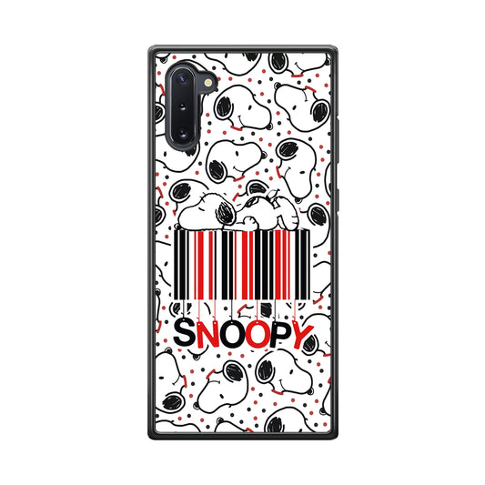 Snoopy Lazy Boy Samsung Galaxy Note 10 Case