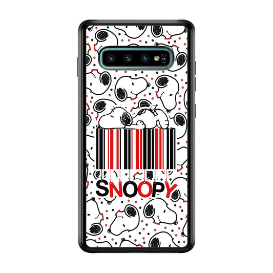 Snoopy Lazy Boy Samsung Galaxy S10 Plus Case