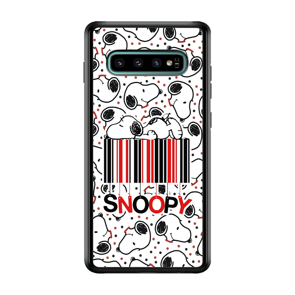 Snoopy Lazy Boy Samsung Galaxy S10 Case