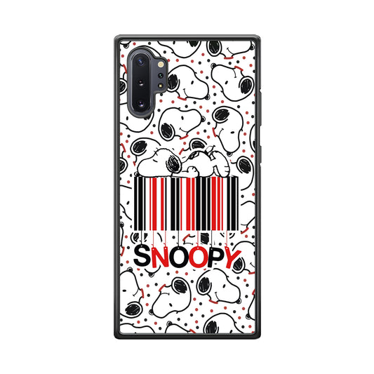Snoopy Lazy Boy Samsung Galaxy Note 10 Plus Case