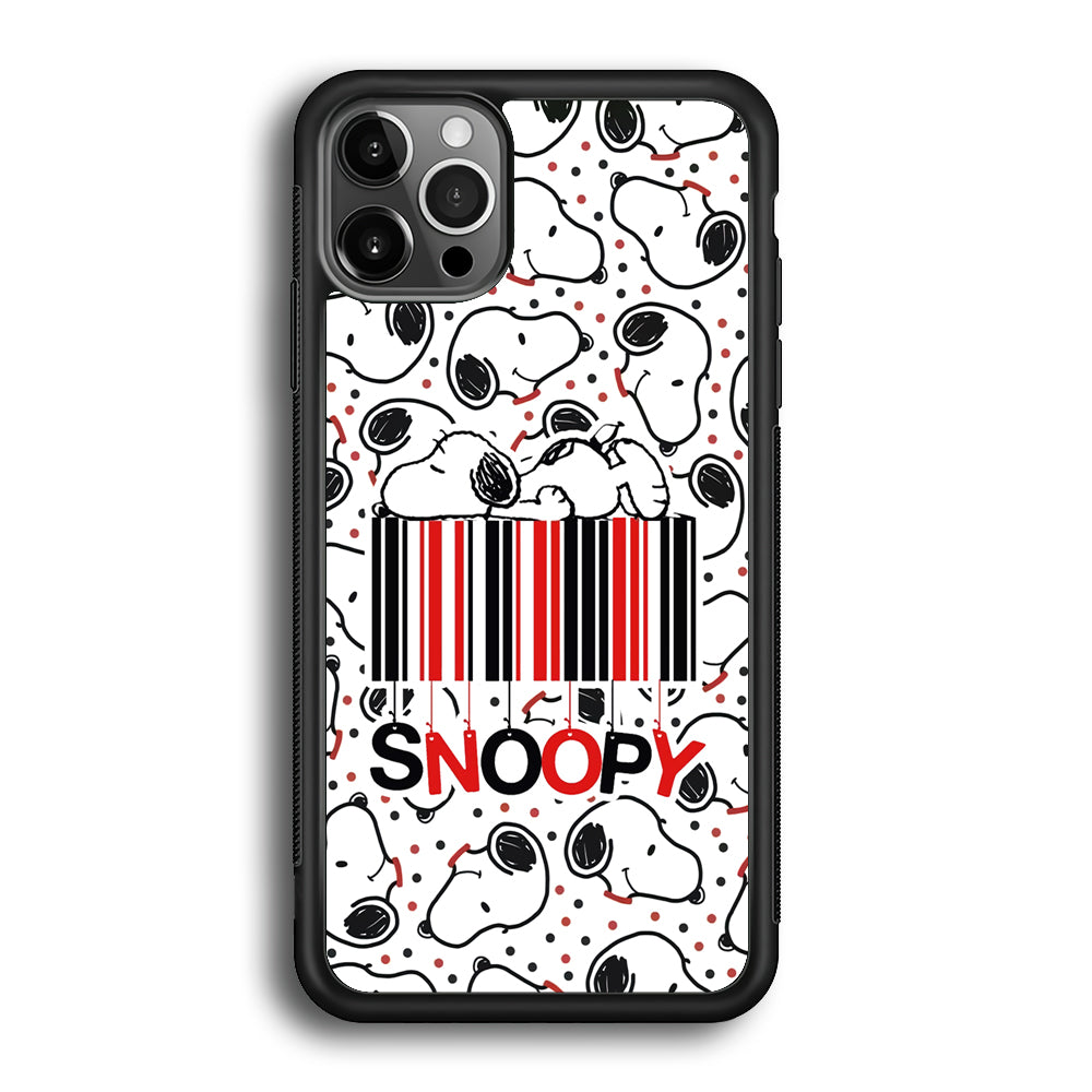 Snoopy Lazy Boy iPhone 12 Pro Case