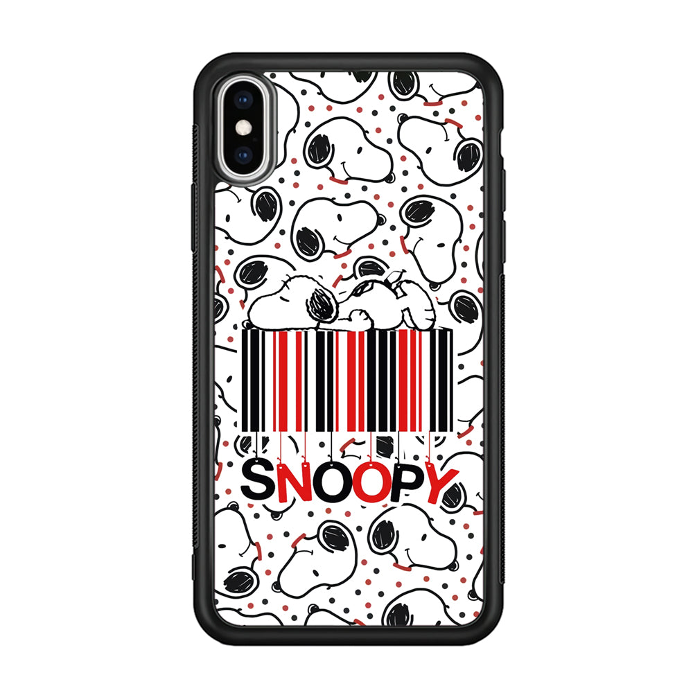 Snoopy Lazy Boy iPhone X Case