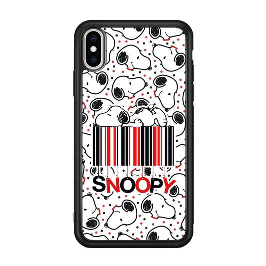 Snoopy Lazy Boy iPhone XS Case