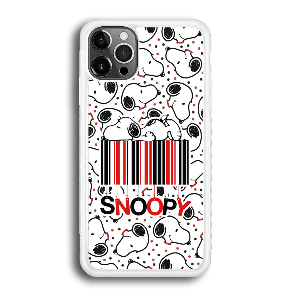 Snoopy Lazy Boy iPhone 12 Pro Case
