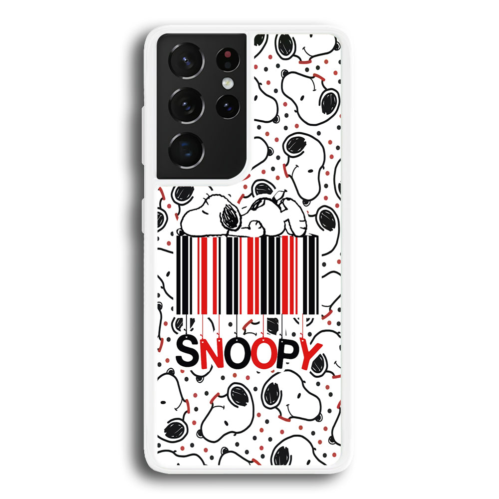 Snoopy Lazy Boy Samsung Galaxy S21 Ultra Case