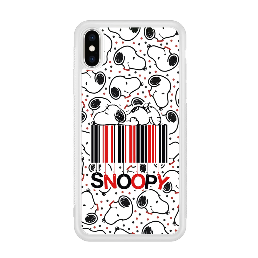 Snoopy Lazy Boy iPhone X Case