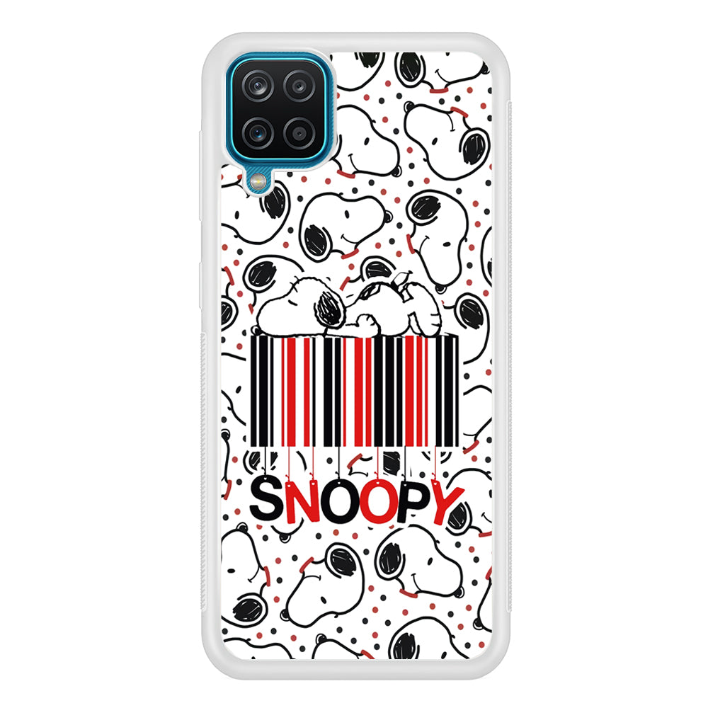 Snoopy Lazy Boy Samsung Galaxy A12 Case