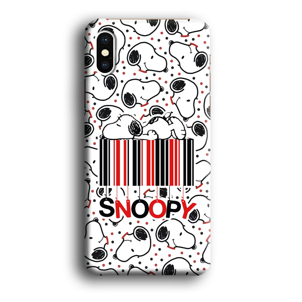 Snoopy Lazy Boy iPhone X Case