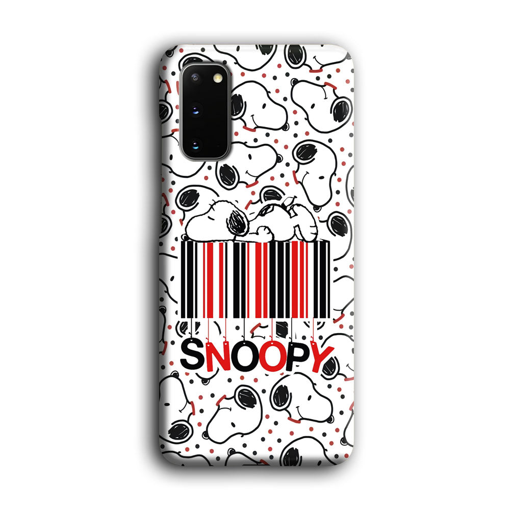 Snoopy Lazy Boy Samsung Galaxy S20 Case