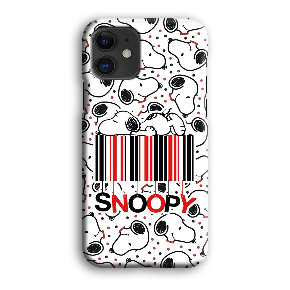 Snoopy Lazy Boy iPhone 12 Case