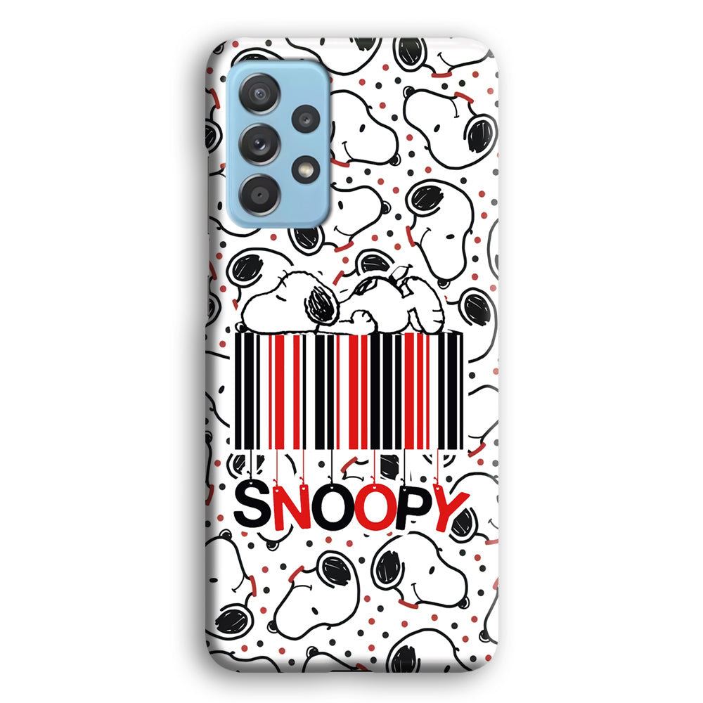 Snoopy Lazy Boy Samsung Galaxy A52 Case
