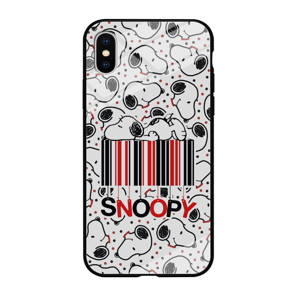 Snoopy Lazy Boy iPhone X Case