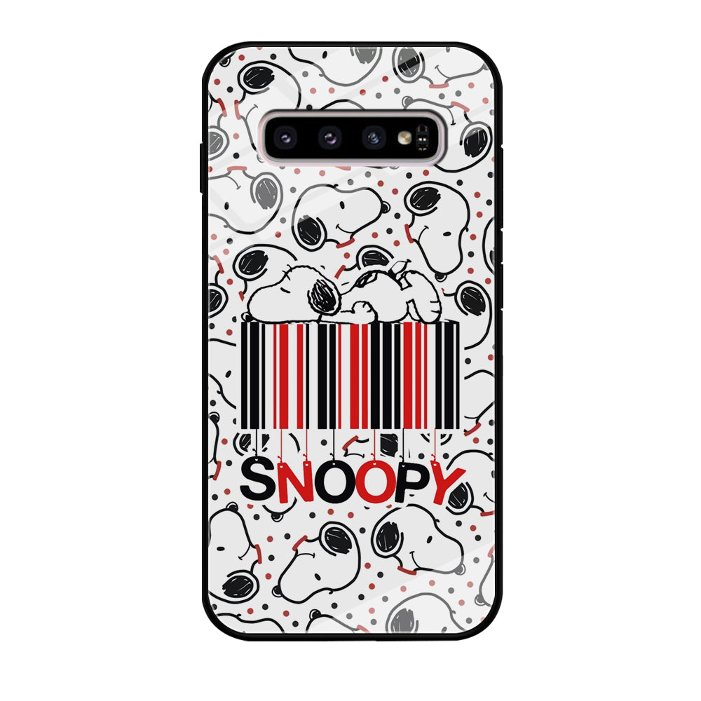 Snoopy Lazy Boy Samsung Galaxy S10 Case