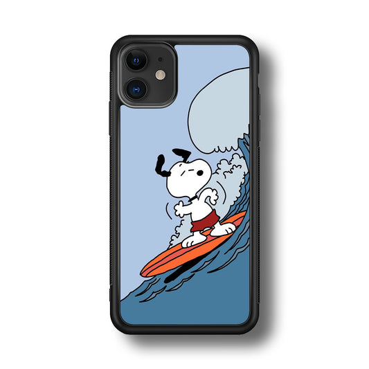 Snoopy Surfing Mode iPhone 11 Case