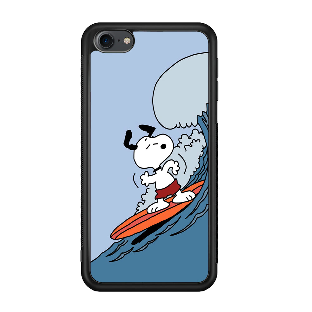 Snoopy Surfing Mode iPod Touch 6 Case - Carneyforia