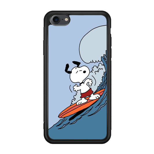 Snoopy Surfing Mode iPhone 8 Case