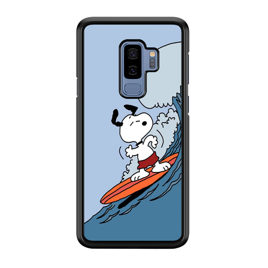 Snoopy Surfing Mode Samsung Galaxy S9 Plus Case