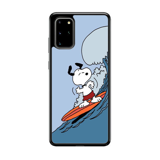 Snoopy Surfing Mode Samsung Galaxy S20 Plus Case