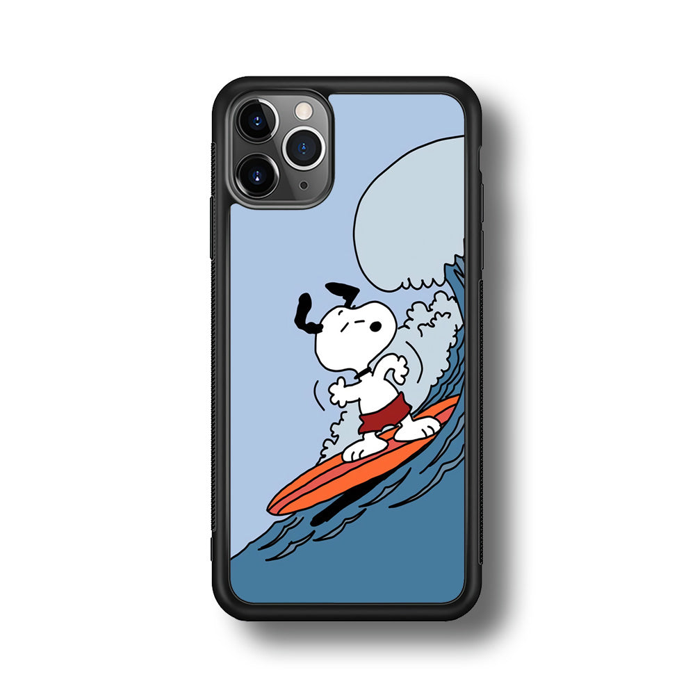 Snoopy Surfing Mode iPhone 11 Pro Max Case