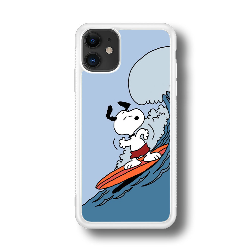 Snoopy Surfing Mode iPhone 11 Case