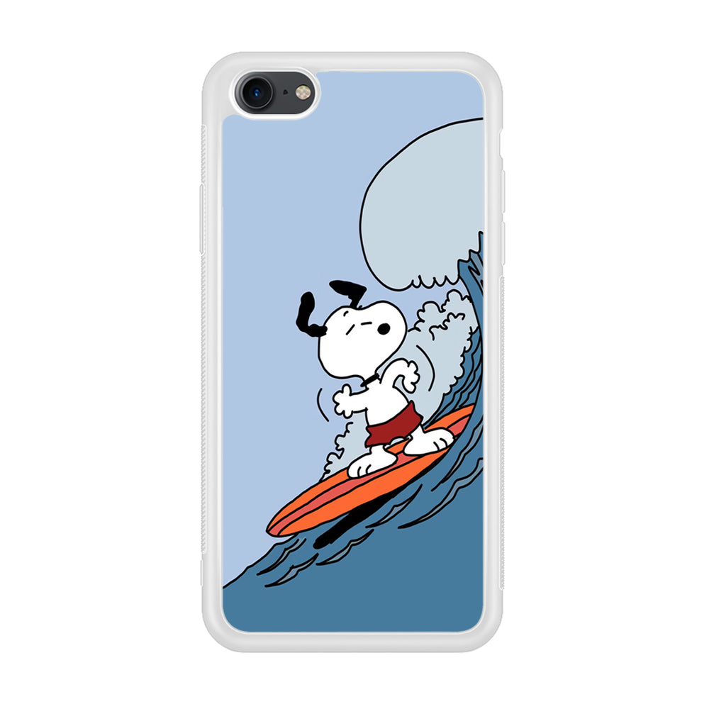 Snoopy Surfing Mode iPhone 8 Case