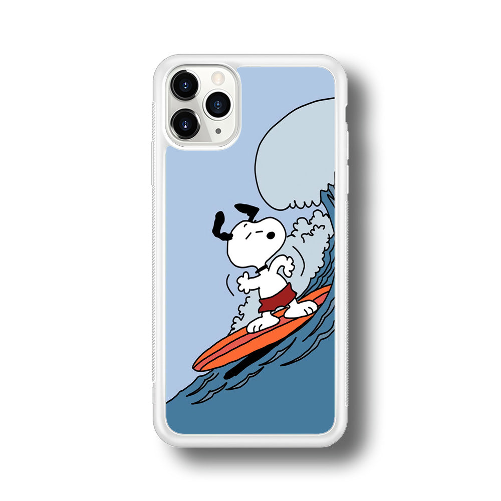 Snoopy Surfing Mode iPhone 11 Pro Max Case
