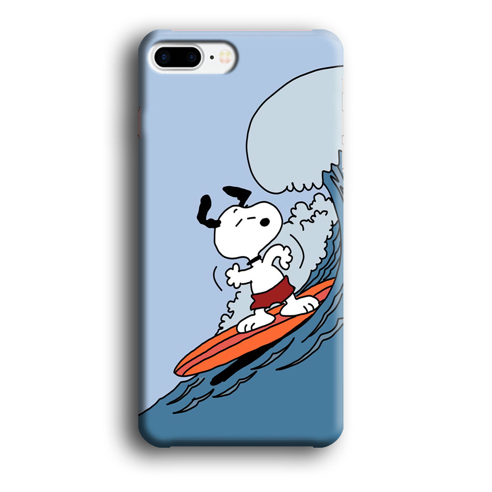 Snoopy Surfing Mode iPhone 8 Plus Case