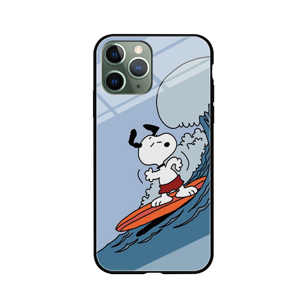 Snoopy Surfing Mode iPhone 11 Pro Case