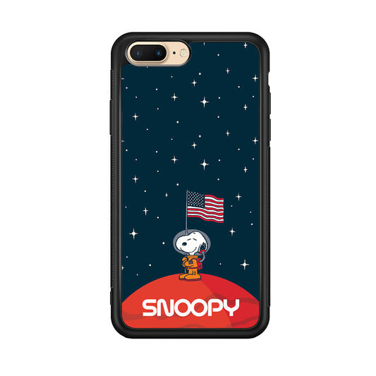 Snoopy Visiting The Moon iPhone 8 Plus Case