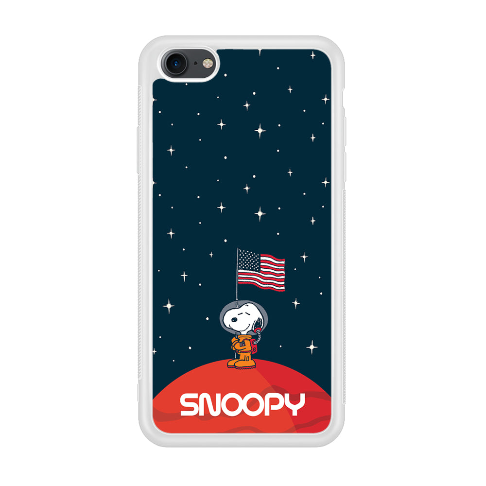 Snoopy Visiting The Moon iPhone 8 Case