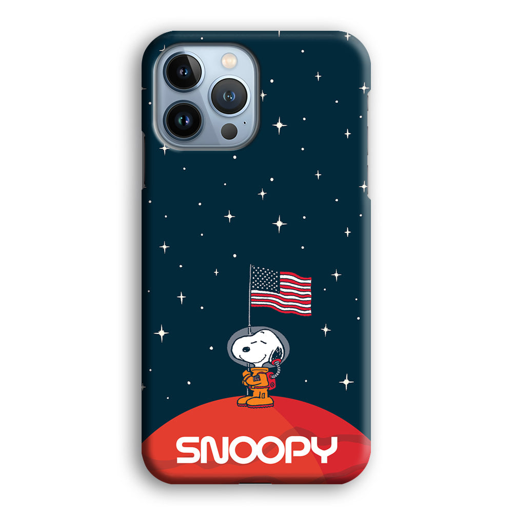 Snoopy Visiting The Moon iPhone 13 Pro Max Case