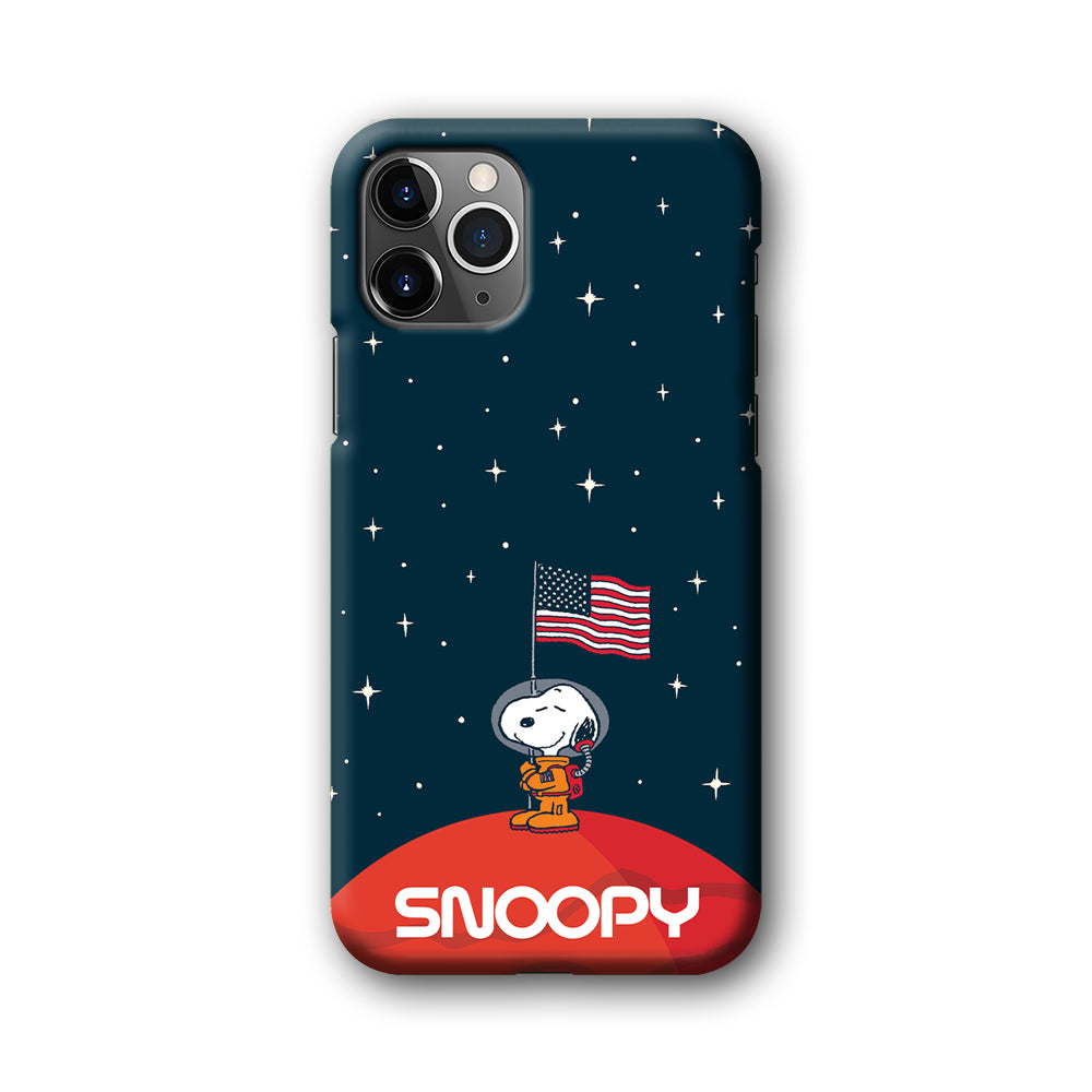 Snoopy Visiting The Moon iPhone 11 Pro Max Case