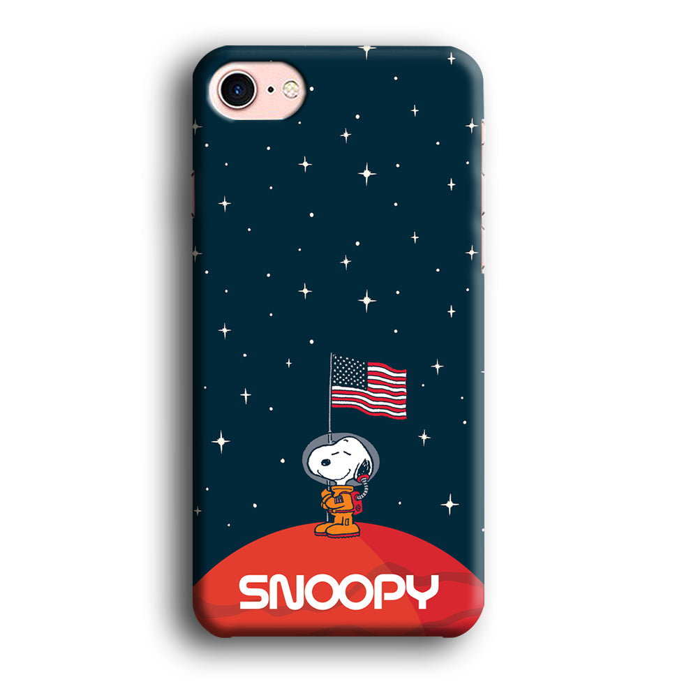 Snoopy Visiting The Moon iPhone 8 Case