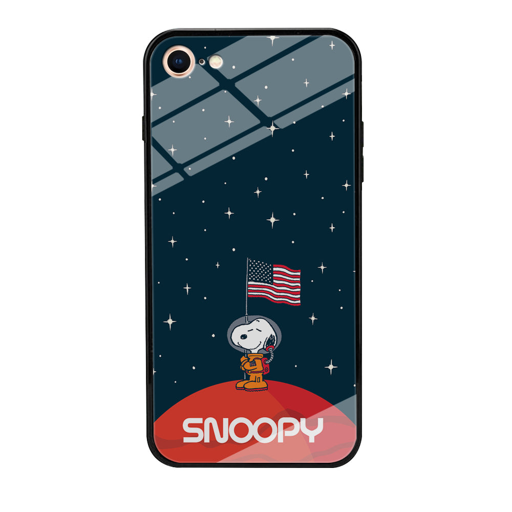 Snoopy Visiting The Moon iPhone 8 Case