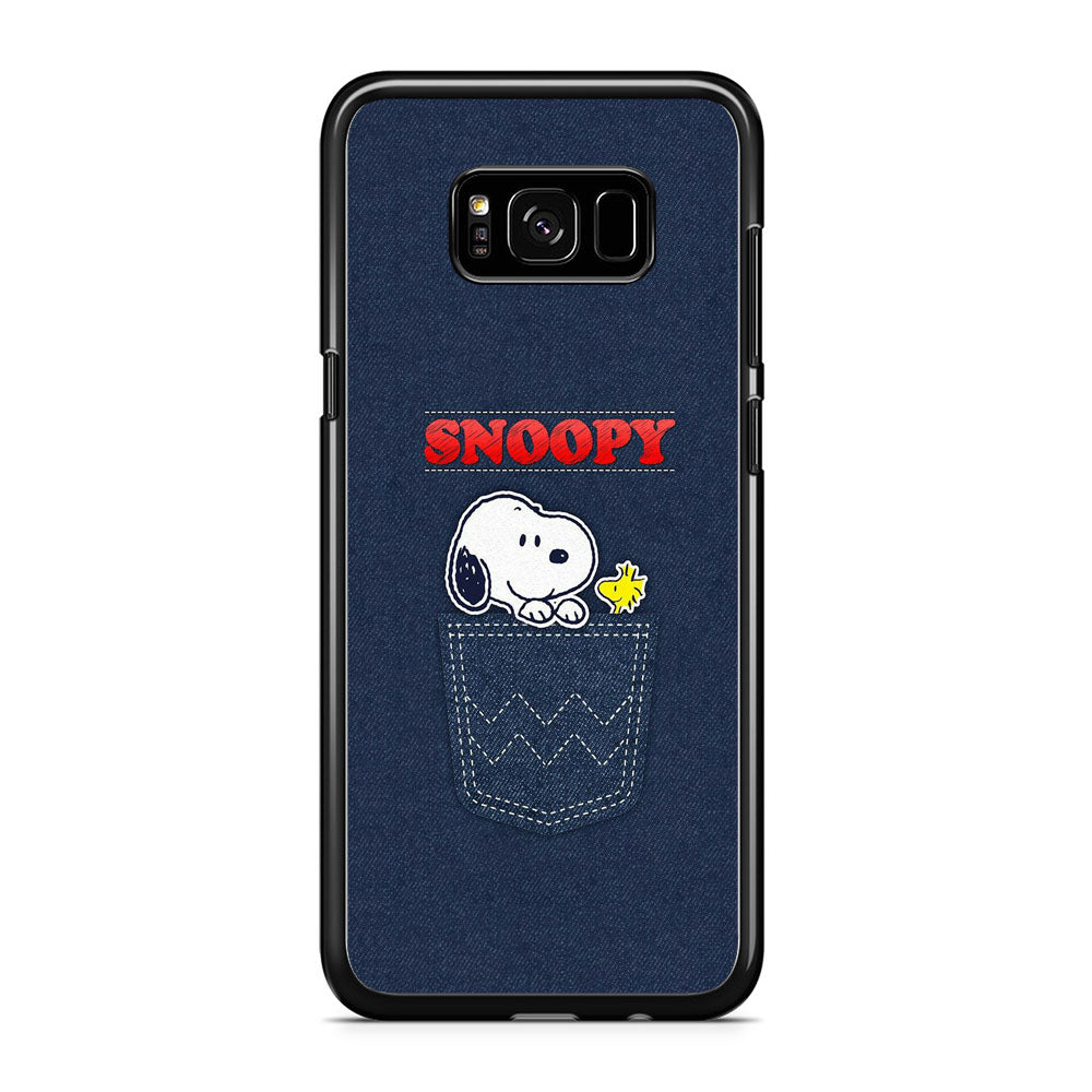 Snoopy And Woodstock In The Pocket Jeans Samsung Galaxy S8 Case