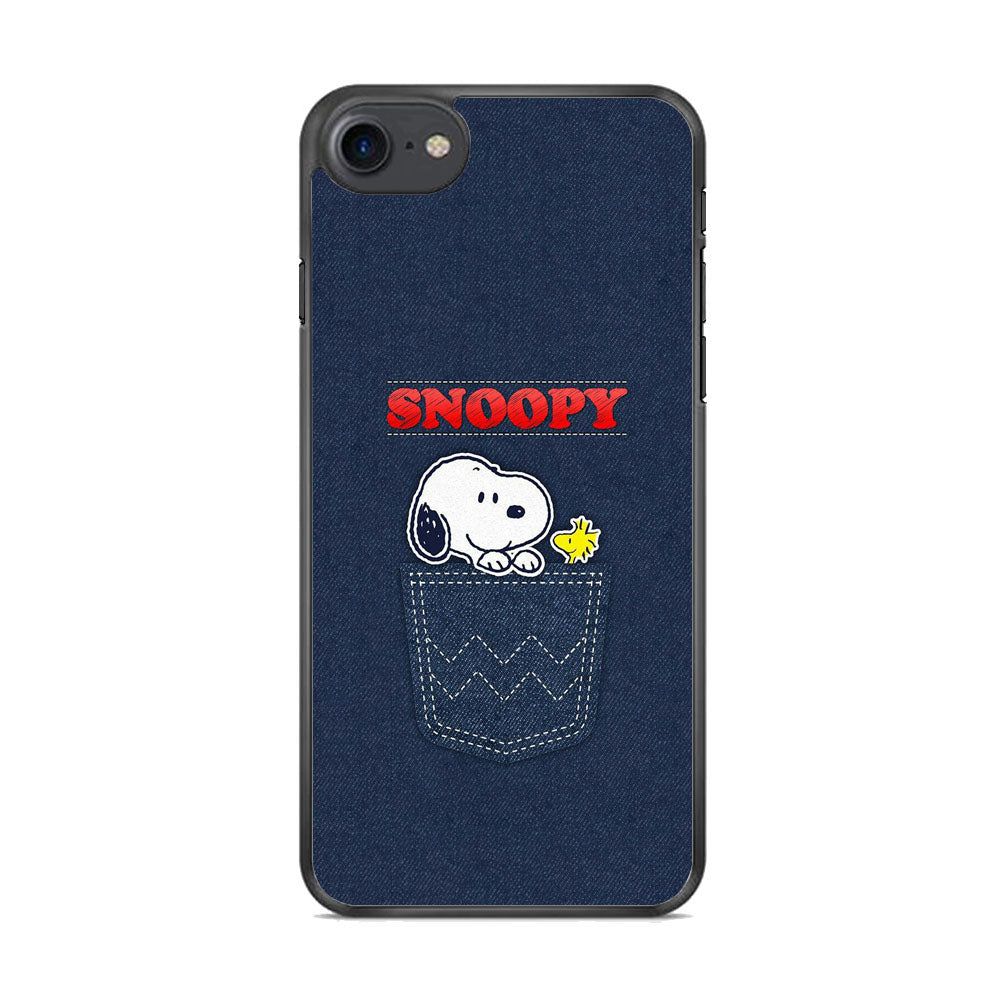 Snoopy And Woodstock In The Pocket Jeans iPhone 7 Case