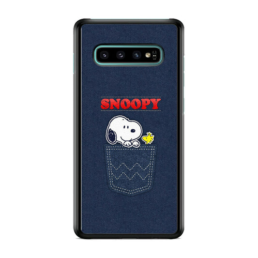 Snoopy And Woodstock In The Pocket Jeans Samsung Galaxy S10 Case