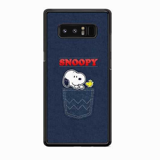 Snoopy And Woodstock In The Pocket Jeans Samsung Galaxy Note 8 Case