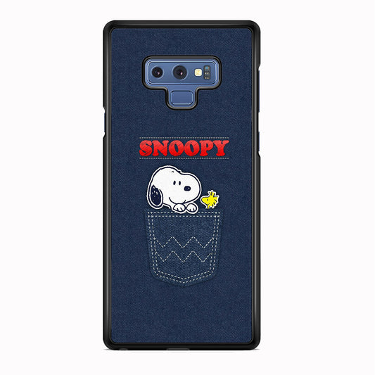 Snoopy And Woodstock In The Pocket Jeans Samsung Galaxy Note 9 Case