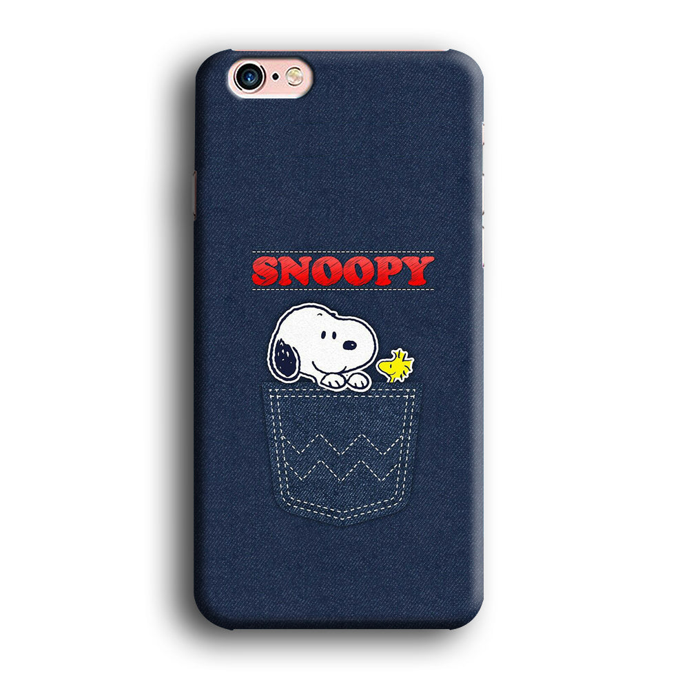 Snoopy And Woodstock In The Pocket Jeans iPhone 6 Plus | 6s Plus Case - carneyforia